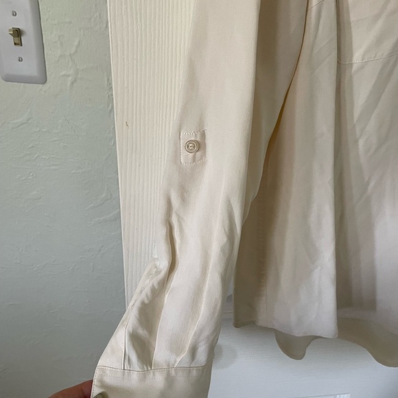 Creamy Silk Button Down - Picture 3 of 5